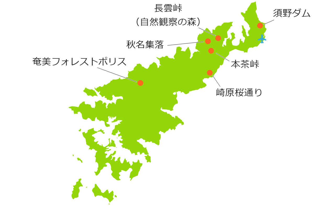奄美大島の桜スポット
